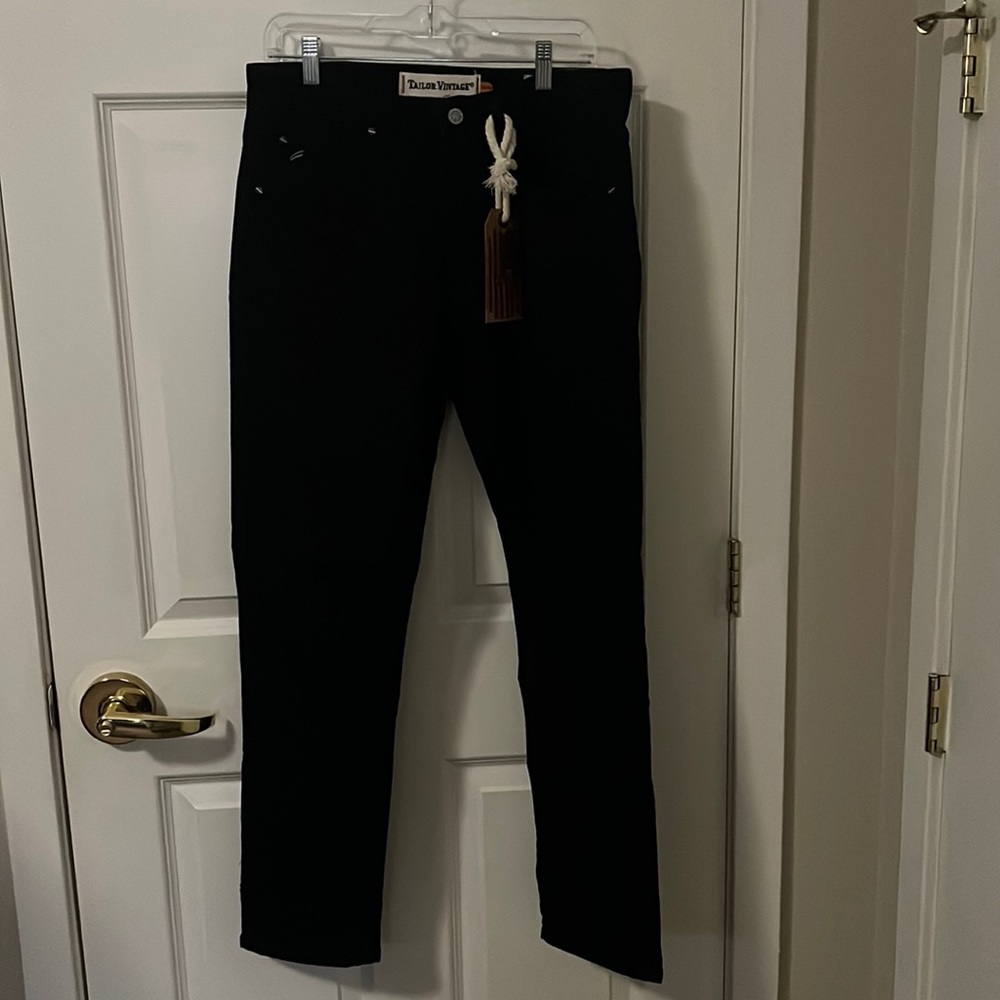 Tailor Vintage Canaan Slim Fit Stretch Denim jeans pants mens size 32/30